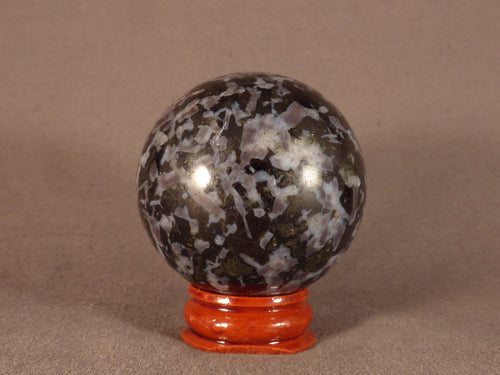Madagascan Gabbro 'Merlinite' Sphere - 50mm, 190g
