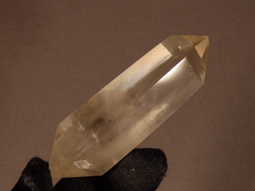Polished Madagascan Clear Quartz Double Terminated Point - 84mm, 80g