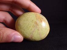 Green Opal Polished Freeform Palmstone - 55g, 52mm