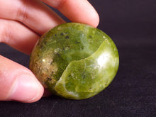 Green Opal Polished Freeform Palmstone - 43g, 45mm