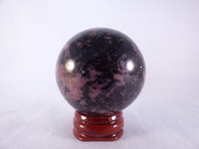 Madagascan Pink Rhodonite Sphere - 50mm, 222g