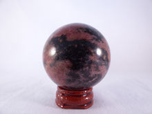 Madagascan Pink Rhodonite Sphere - 51mm, 243g