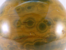 Large Orbicular Ocean Jasper Sphere - 81mm, 734g