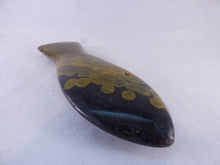Orbicular Ocean Jasper Fish Carving - 140mm, 145g