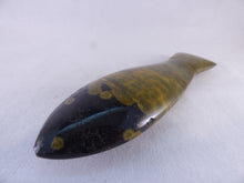 Orbicular Ocean Jasper Fish Carving - 140mm, 133g
