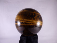 Variegated Blue & Gold Tiger's Eye Sphere - 68mm, 442g