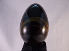 Variegated Blue & Gold Tiger's Eye Egg - 78mm, 320g