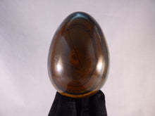 Large Variegated Blue & Gold Tiger's Eye Egg - 81mm, 405g