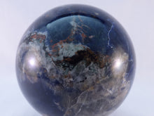 Namibian Superblue Sodalite Sphere - 75mm, 548g