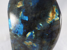 Large Blue and Gold Flash Labradorite Standing Freeform - 175mm, 1430g