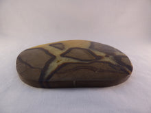 Large Polished Septarian Display Plate - 154mm, 470g