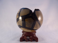 Large 'Sauvage' Calcite Centered Septarian Sphere - 87mm, 677g