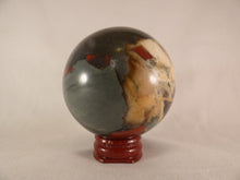 Seftonite African Bloodstone Sphere - 65mm, 385g
