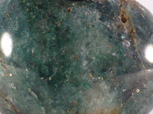 Brown Green Fuchsite Freeform Palm Stone - 50mm, 73g
