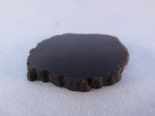 Polished Schorl Black Tourmaline Slice - 60mm, 58g