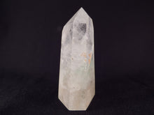 Clear Quartz with Fuchsite Phantoms Polished Standing Point - 76mm, 126g