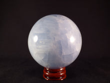 Blue Calcite Sphere - 67mm, 423g