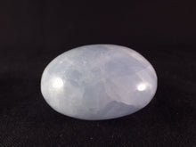Blue Calcite Freeform Palm Stone - 42mm, 58g