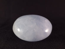 Blue Calcite Freeform Palm Stone - 41mm, 59g