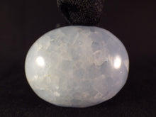 Blue Calcite Freeform Palm Stone - 46mm, 74g