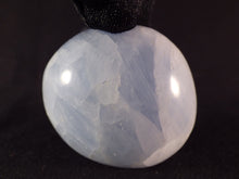 Blue Calcite Freeform Palm Stone - 48mm, 82g