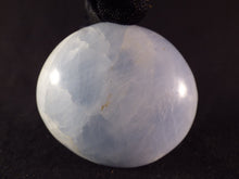 Blue Calcite Freeform Palm Stone - 48mm, 82g