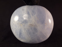 Large Blue Calcite Freeform Palm Stone - 61mm, 178g