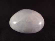 Large Blue Calcite Freeform Palm Stone - 61mm, 178g