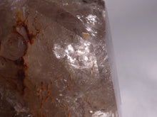 Akansobe Semi-Polished Hematite & Clay Included Skeletal Smoky Quartz - 82mm, 206g