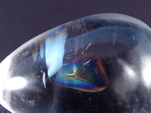 Small Clear Rainbow Quartz Polished Egg - 40mm, 40g