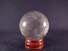 Small Madagascan Smokey-Tinted Clear Quartz Sphere - 44mm, 119g