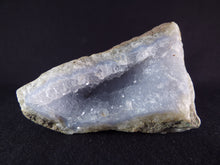 Natural Glassy Blue Lace Agate Geode - 86mm, 194g