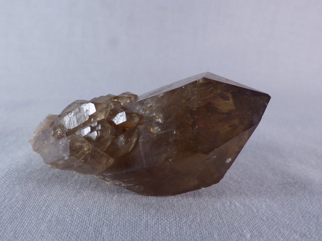 Natural Congo Dark Citrine Crystal Point - 58mm, 53g