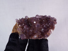 Natural South African Sparkling Amethyst Plate - 71mm, 78g