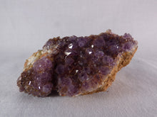 Natural South African Sparkling Amethyst Plate - 88mm, 143g