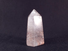 Clear Quartz with Hematite Polished Standing Point - 46mm, 31g
