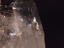 Clear Quartz with Rutile Polished Standing Point - 36mm, 44g