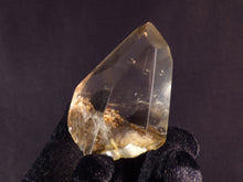 Clear Quartz with Chlorite Moss Inclusions Polished Standing Point - 43mm, 50g