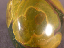 Orbicular Ocean Jasper Freeform Palm Stone - 54mm, 96g