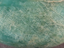Madagascan Amazonite Freeform Palm Stone - 66mm, 149g