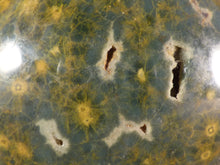 Orbicular Ocean Jasper Freeform Palm Stone - 73mm, 198g