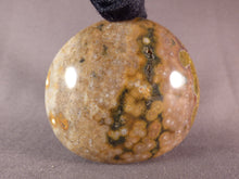 Large Orbicular Ocean Jasper Freeform Palm Stone - 68mm, 225g