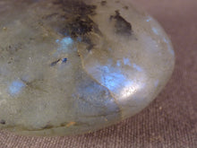 Labradorite Freeform Palm Stone - 52mm, 58g