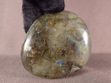 Labradorite Freeform Palm Stone - 57mm, 89g