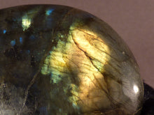 Labradorite Freeform Palm Stone - 60mm, 94g