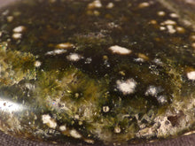 Orbicular Ocean Jasper Freeform Palm Stone - 49mm, 52g
