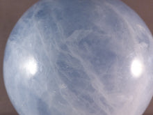 Large Blue Calcite Sphere - 84mm, 820g