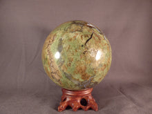 Large Madagascan Chrysophrase Sphere - 97mm, 1260g