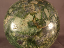 Large Madagascan Chrysophrase Sphere - 100mm, 1028g