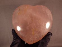 Large Gemmy Rose Quartz Heart - 105mm, 708g